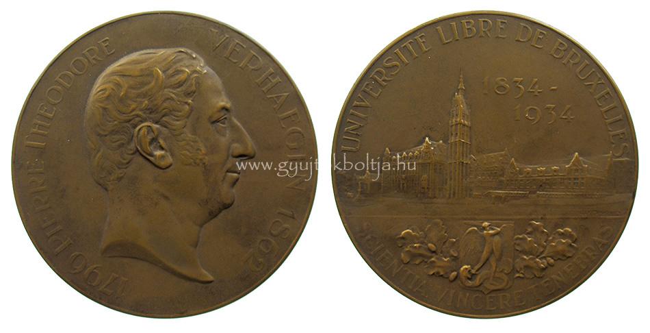 Alphonse Mauquoy: Pierre Theodore Verhaegen 1934 - belga �gyv�d, politikus, Szabad Egyetem alap�t�ja